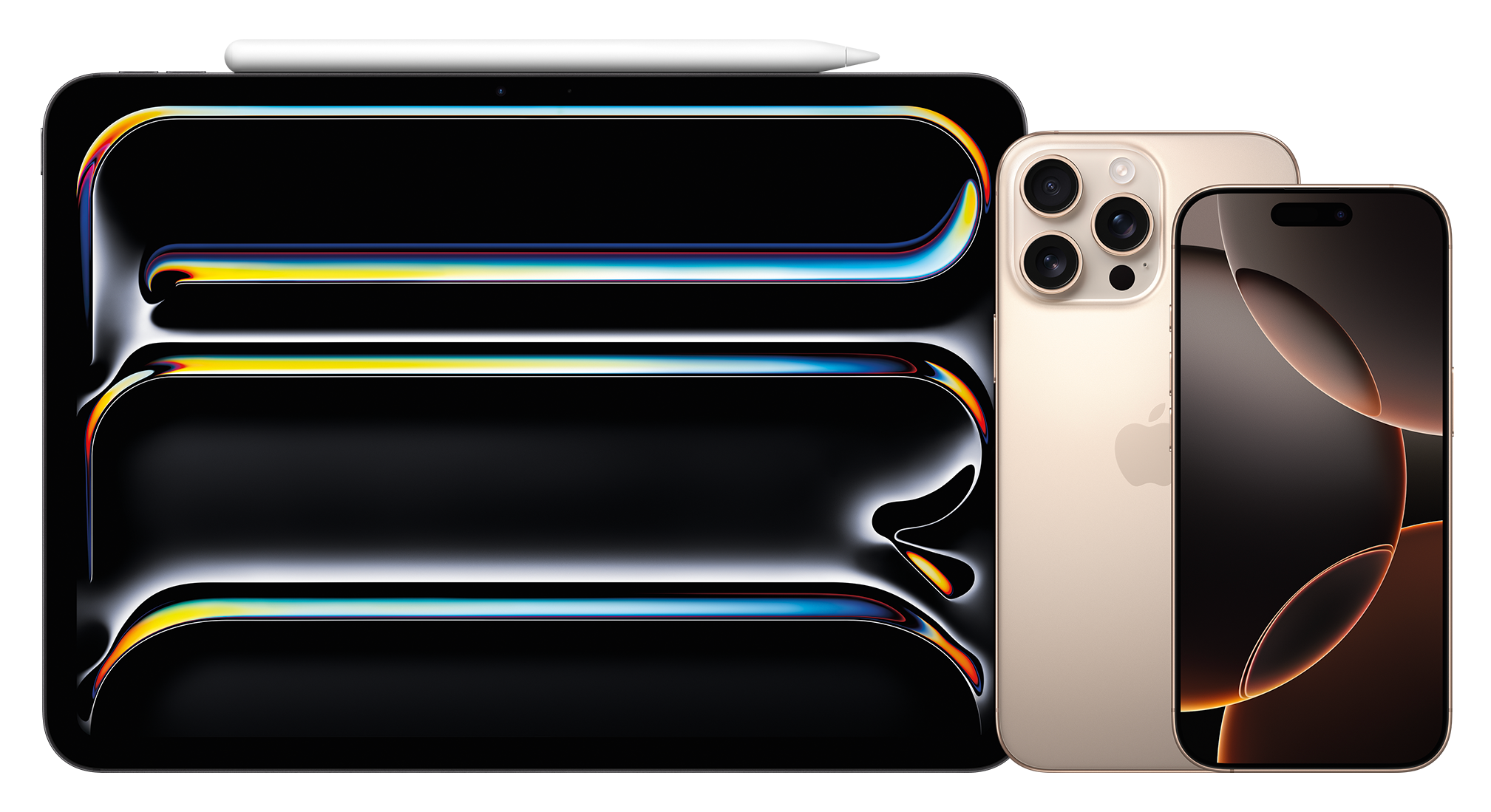 iPad Pro and iPhone 16 Pro